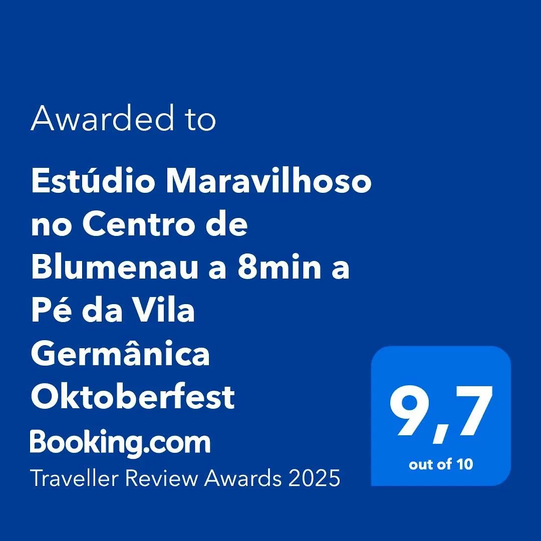 Estudio Maravilhoso No Centro De Blumenau A 8Min A Pe Da Vila Germanica Oktoberfest Brezilya